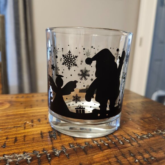 SET of 3 Christmas Themed 10 ounce Rocks Glasses - Picture 2 of 6